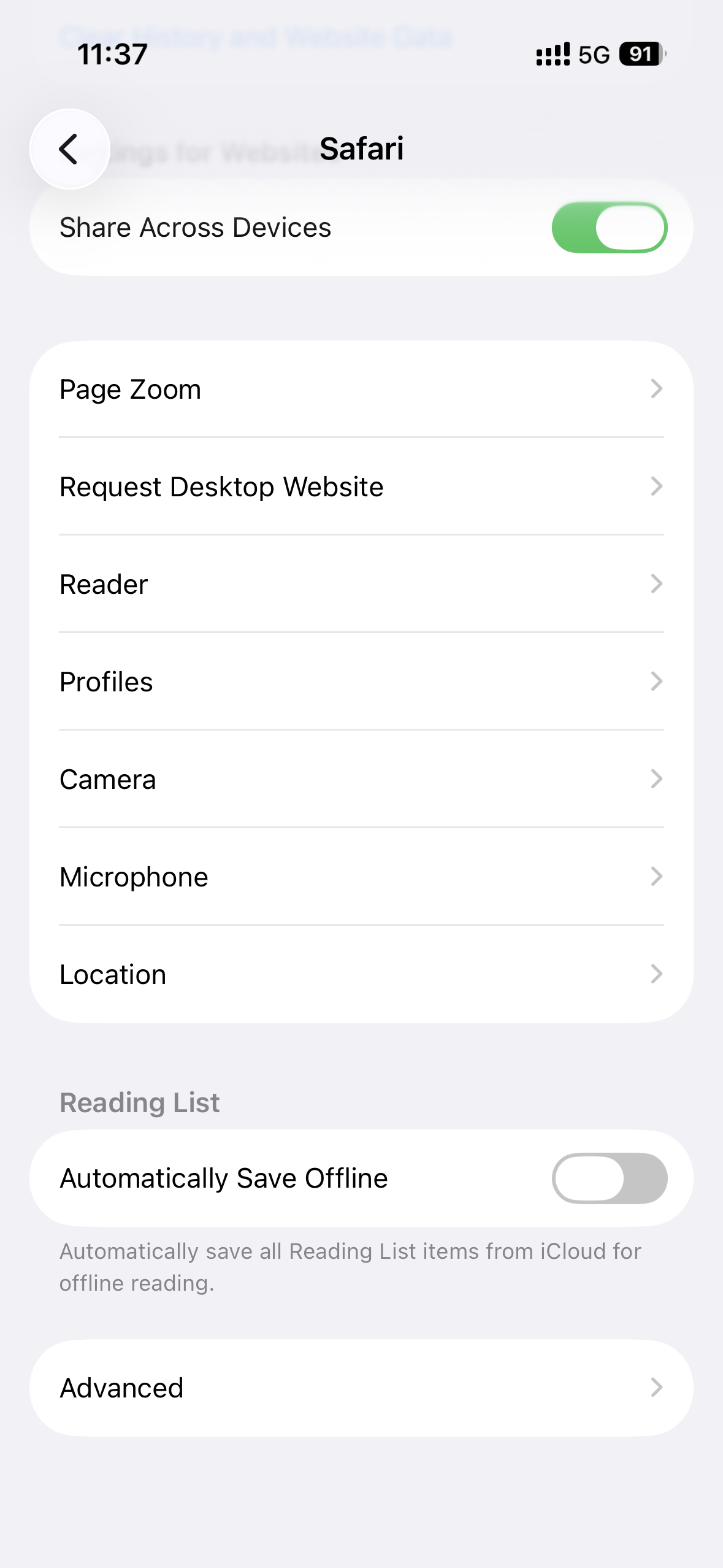 Cài đặt Safari trên iPhone